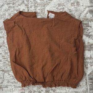 A NEW DAY Women's Brown Top